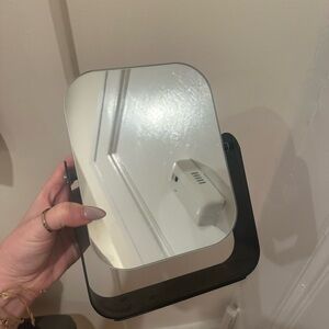 Target Black Rectangular Handheld Mirror